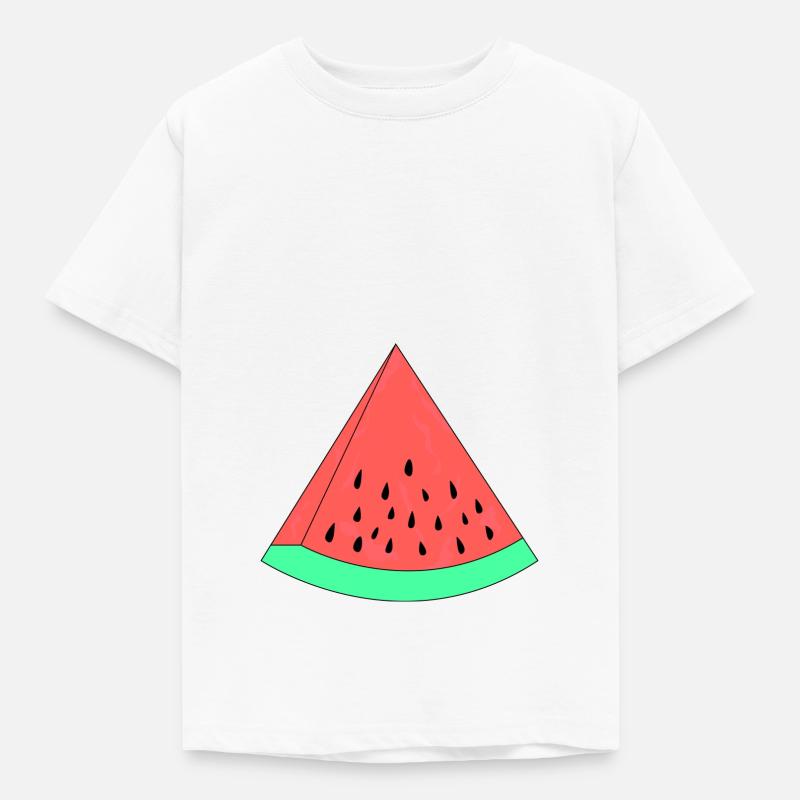 Wassermelone - Kinder T-Shirt - Weiß