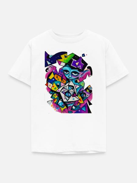 Graffiti - Kinder T-Shirt - Weiß