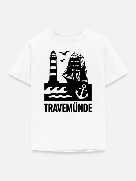 Travemünde Ostsee - Kinder T-Shirt - Weiß