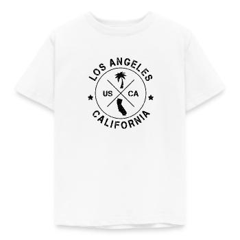 Los Angeles Kalifornien USA - Kinder T-Shirt - Weiß - Vorne - AI Model Kid Male (0cm)
