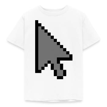 Cursor (mouse-cursor) - Kids' T-Shirt - white - Front - AI Model Kid Male (0cm)