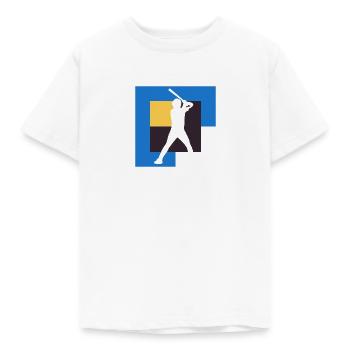 Baseball Baseballschläger Catcher - Kinder T-Shirt - Weiß - Vorne - AI Model Kid Male (0cm)