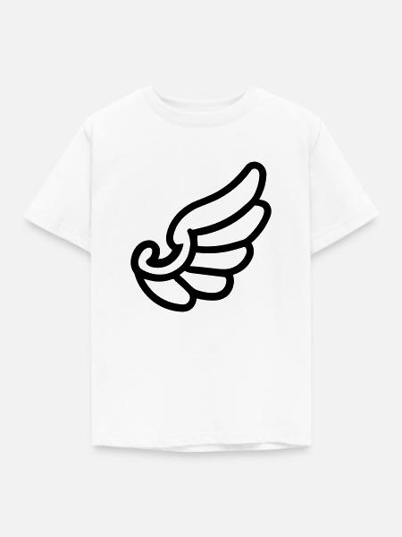 Engelsflügel - Kinder T-Shirt - Weiß