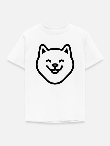 Hund - Kinder T-Shirt - Weiß