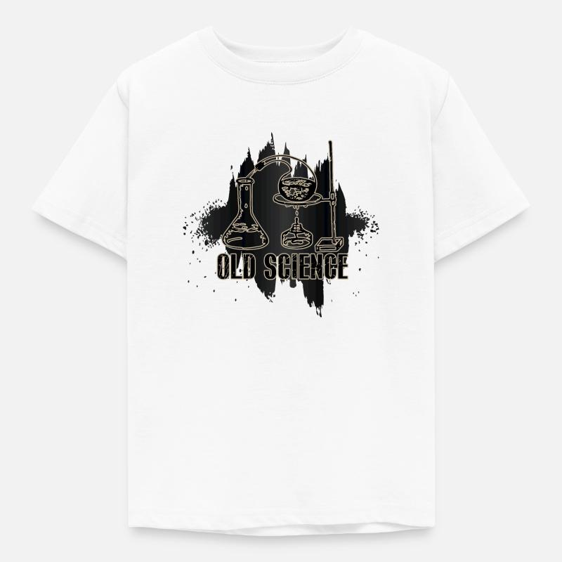Old Science- Science - Kids' T-Shirt - white