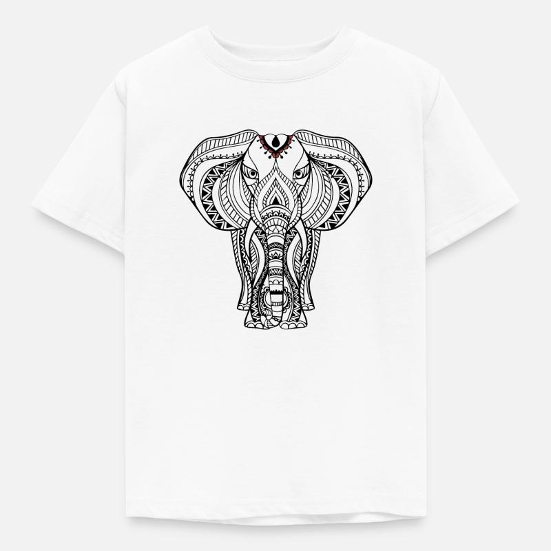 Conception d'éléphant I - T-shirt Enfant - blanc