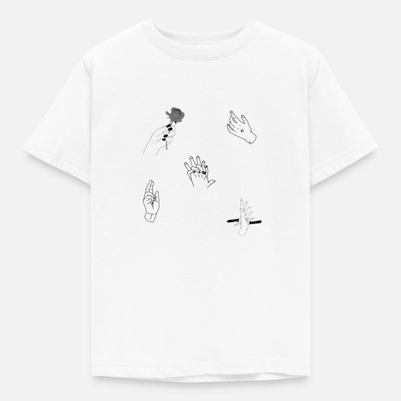 Hands composition 2 - Kids' T-Shirt - white