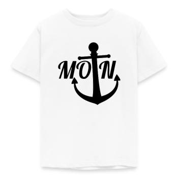 Hamburg Moin avec ancre - T-shirt Enfant - blanc - Devant - AI Model Kid Male (0cm)