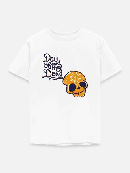 Day of the dead - Kinder T-Shirt - Weiß