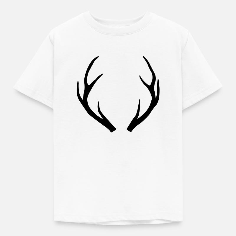 Majestic Antlers - Kids' T-Shirt - white