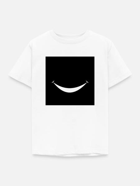 Smile - Kinder T-Shirt - Weiß