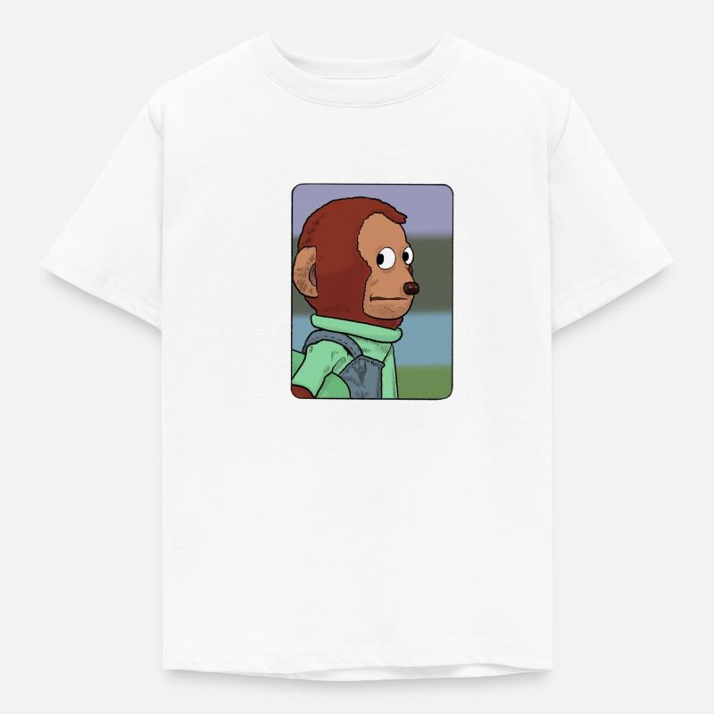Awkward Monkey Puppet - Kinder T-Shirt - Weiß