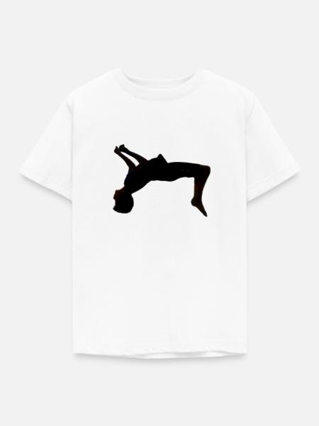 Salto Back - Backflip - Kinder T-Shirt - Weiß