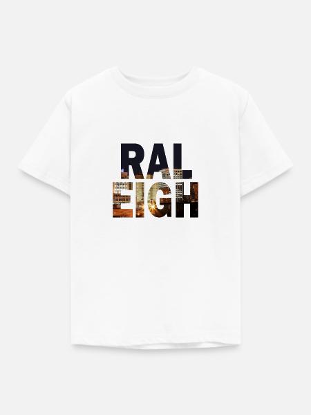Raleigh North Carolina - Kinder T-Shirt - Weiß