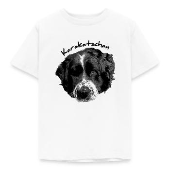 Karakatschan - the Bulgarian herd guard dog - Kids' T-Shirt - white - Front - AI Model Kid Male (0cm)