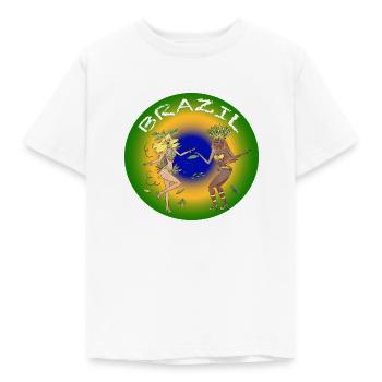 Samba comme à Rio de Janeiro // Cadeau d’efd - T-shirt Enfant - blanc - Devant - AI Model Kid Male (0cm)