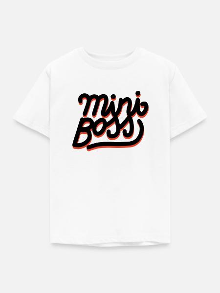 Small Boss - Kinder T-Shirt - Weiß