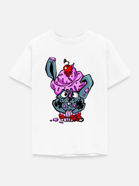 Kaninchenkuchen - Kinder T-Shirt - Weiß