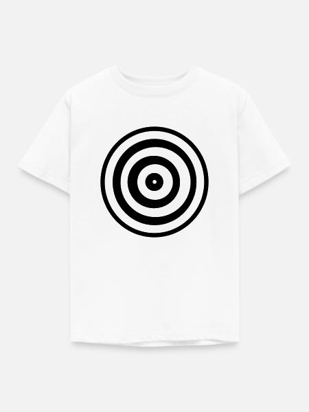 Ziel - Kinder T-Shirt - Weiß