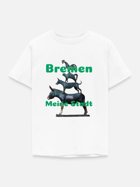 Bremen - Kinder T-Shirt - Weiß