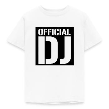 DJ officiel - T-shirt Enfant - blanc - Devant - AI Model Kid Male (0cm)