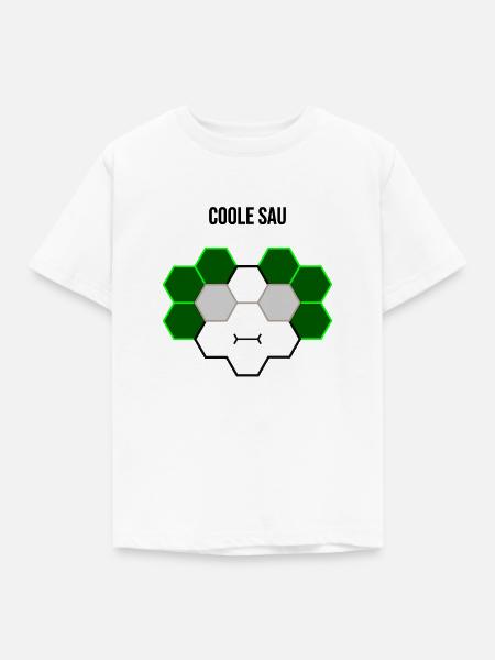 Coole Sau - Kinder T-Shirt - Weiß