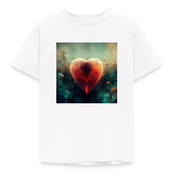 heartbeat of love - Kinder T-Shirt - Weiß - Vorne - AI Model Kid Male (0cm)