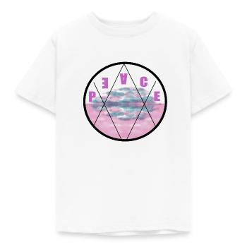Friede - Kinder T-Shirt - Weiß - Vorne - AI Model Kid Male (0cm)