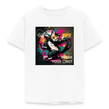 Dépassez vos limites - T-shirt Enfant - blanc - Devant - AI Model Kid Male (0cm)
