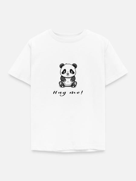 Hug me - Kinder T-Shirt - Weiß