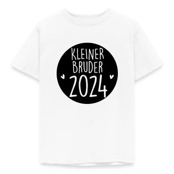 Kleiner Bruder 2024 - Kinder T-Shirt - Weiß - Vorne - AI Model Kid Male (0cm)