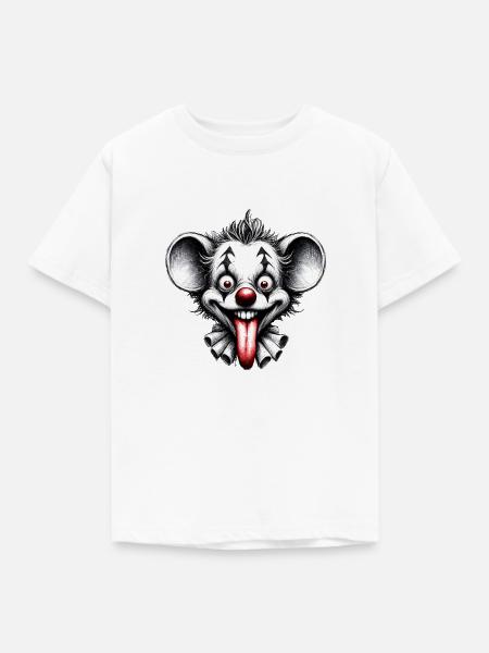 Zunge der Maus - Kinder T-Shirt - Weiß