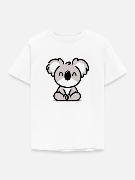 Koala Haustier - Kinder T-Shirt - Weiß