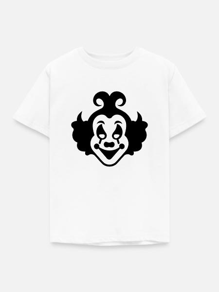Clown - Kinder T-Shirt - Weiß