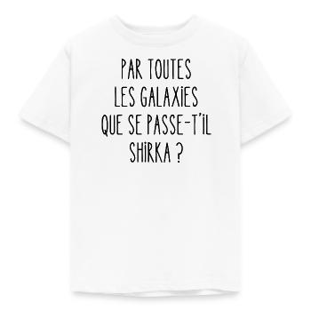 par toutes les galaxies - T-shirt Enfant - blanc - Devant - AI Model Kid Male (0cm)