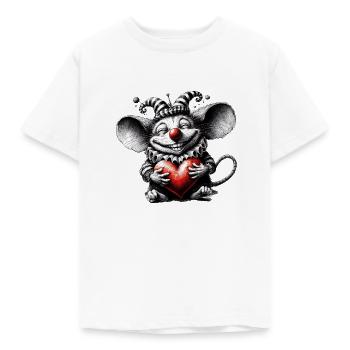 Coeur de souris - T-shirt Enfant - blanc - Devant - AI Model Kid Male (0cm)