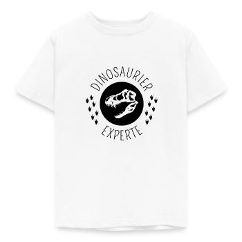 Dinosaur Expert | Dino | T-Rex Skull - Kids' T-Shirt - white - Front - AI Model Kid Male (0cm)