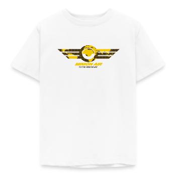 Les Minions Voler Avec Minion Air - T-shirt Enfant - blanc - Devant - AI Model Kid Male (0cm)