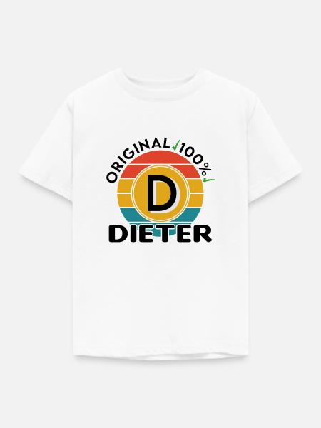 Dieter - Kinder T-Shirt - Weiß