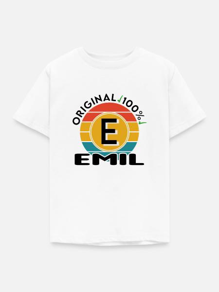 Emil - Kinder T-Shirt - Weiß