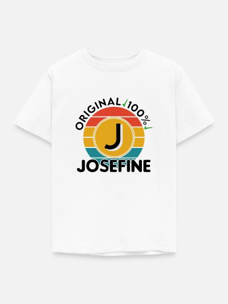 Josefine - Kinder T-Shirt - Weiß