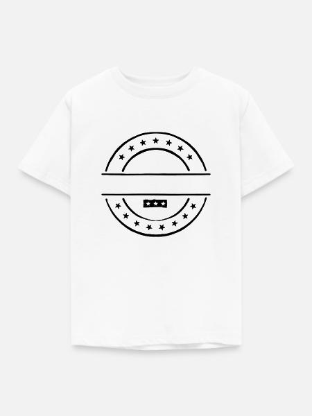 Abzeichen - Kinder T-Shirt - Weiß