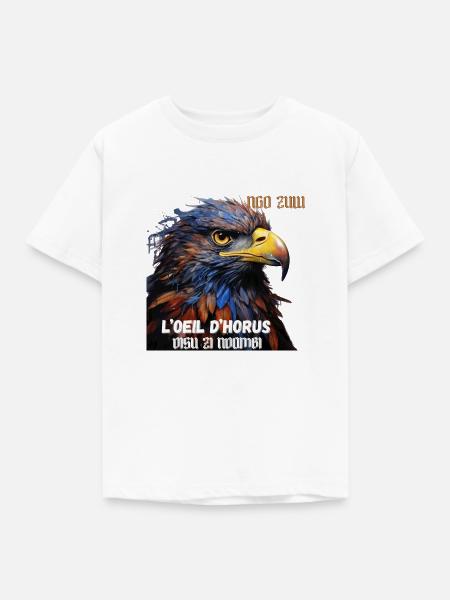 Eagle - Eye of Horus - T-skjorte for barn - hvit
