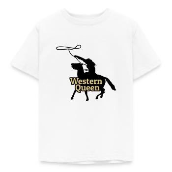 Reine de l’Ouest - T-shirt Enfant - blanc - Devant - AI Model Kid Male (0cm)