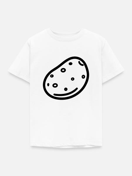 Kartoffel - Kinder T-Shirt - Weiß