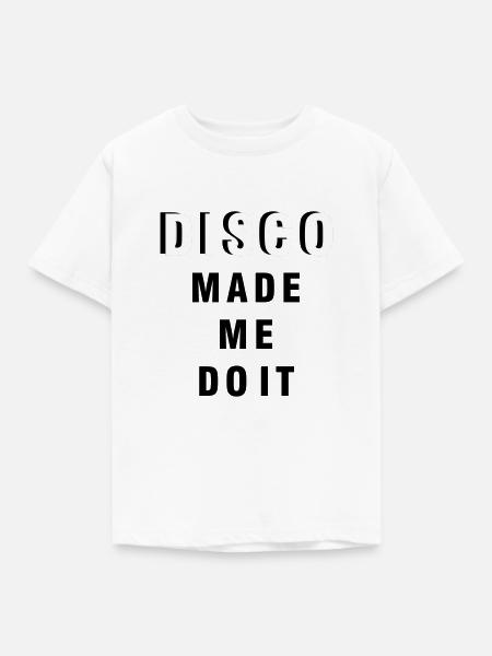 disco - Kinder T-Shirt - Weiß