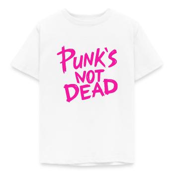 PUNK - Kinder T-Shirt - Weiß - Vorne - AI Model Kid Male (0cm)