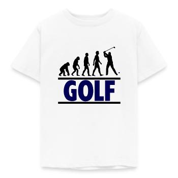 Golf Evolution Sport Swing - Kids' T-Shirt - white - Front - AI Model Kid Male (0cm)