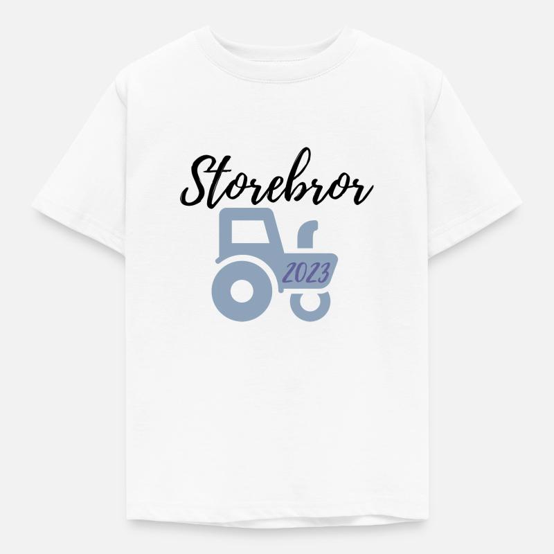 Storebror 2023 - T-skjorte for barn - hvit