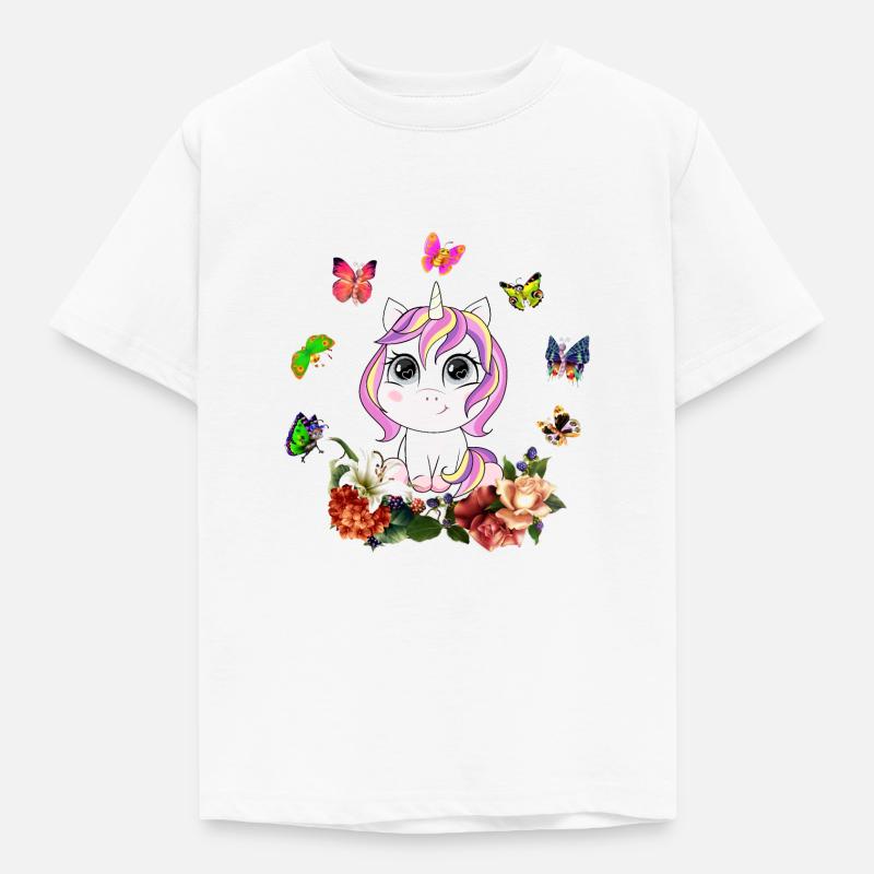 Dabbing Unicorn dabbendes Einhorn Dab Geschenkidee - Kinder T-Shirt - Weiß